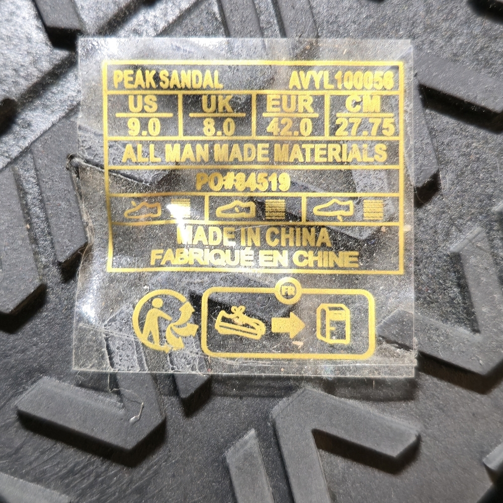 RVCA Black Slide Sandals - Picture 3 of 4